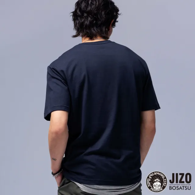 【BLUE WAY】男裝 地造潮流路標貼布 短袖 上衣-地藏小王
