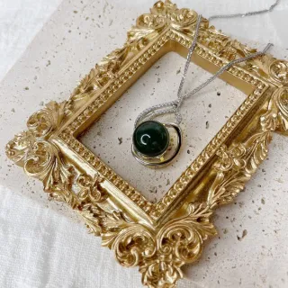 【勝弘珠寶】多明尼加精緻優雅藍珀項鍊-14MM(藍珀項鍊)