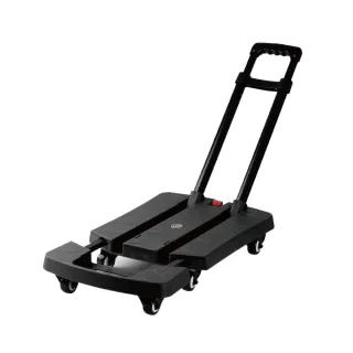 【Japan Star 日本星】靜止載重200公斤 六輪折疊式雙角度手推車(推拉兩用 推把可固定)