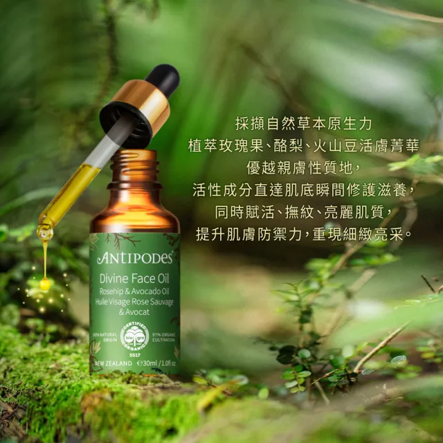 【Jollyard 潔麗雅】安緹芃-玫瑰果美麗仙境活膚菁萃(30ml)