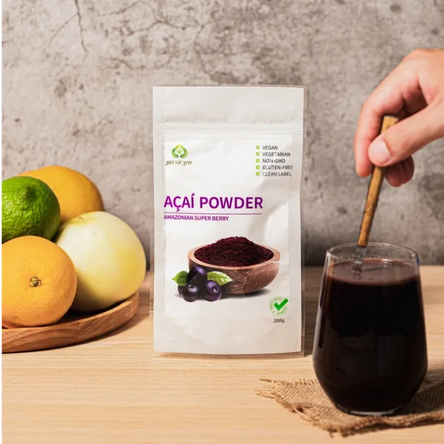 即期品【YONG YU】巴西莓粉200gX2袋 Acai 阿薩伊漿果粉