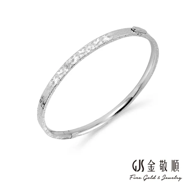 【GJS 金敬順】鉑金PT950 鉑金手環 碎碎金河(鉑金重:3.34錢+-0.03錢)