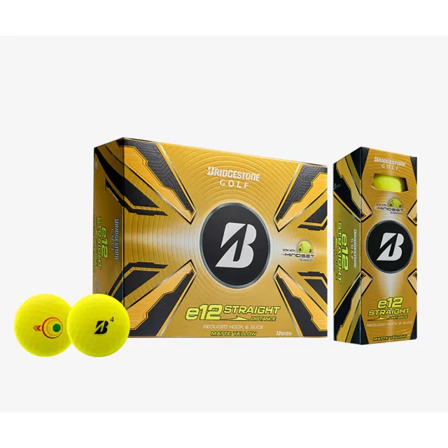 【BRIDGESTONE 普利司通】e12 Straight Golf Ball高爾夫球(3層球)