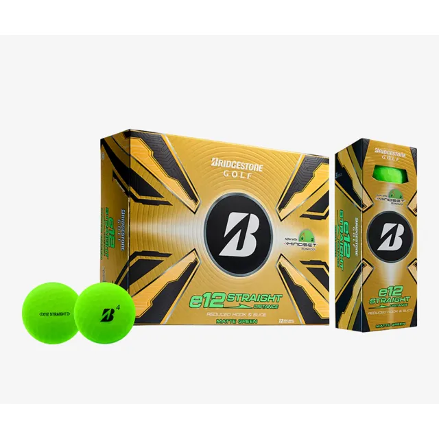 【BRIDGESTONE 普利司通】e12 Straight Golf Ball高爾夫球(3層球)