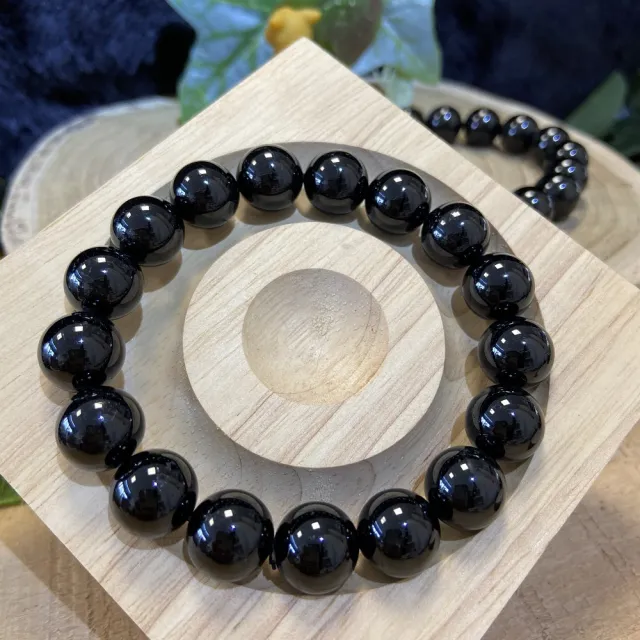 【Cozy 世界水晶原礦與茶】黑碧璽手珠 8mm 33-4(消除負能量與電磁波)