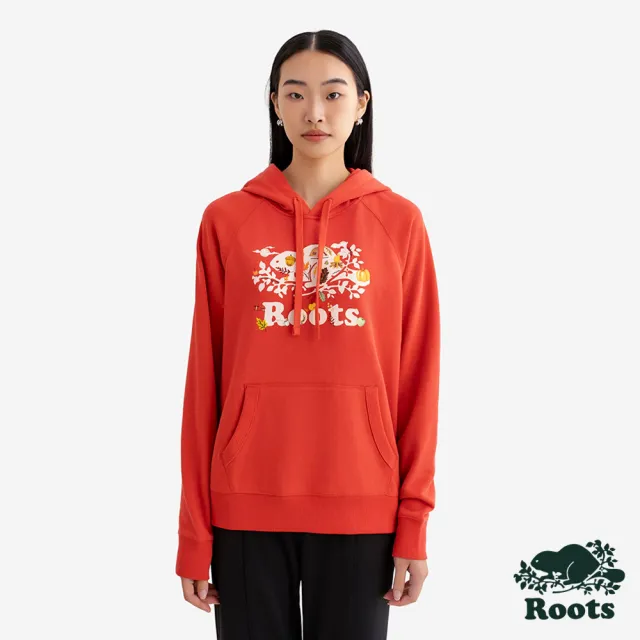 【Roots】Roots女裝- HARVEST GLOW 連帽上衣(紅色)