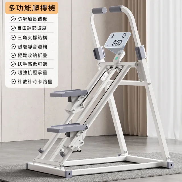 多功能爬樓機/健身踏步機/腳踏登山機/跑步瘦身器(旗艦款)