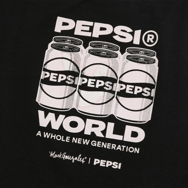【Mark Gonzales】女款 MG X Pepsi 細肩上衣-黑色(百事可樂聯名)