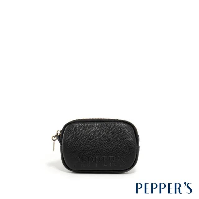 【PEPPER’S】雙11 INK 牛皮鑰匙零錢包 - 迷霧藍/簡約黑/月光灰(真皮包包 零錢包 真皮 小皮件