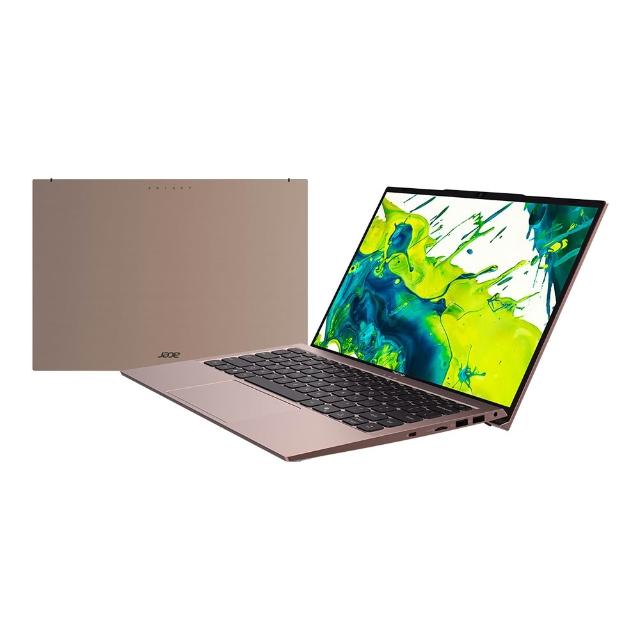 【Acer 宏碁】14吋Core 5效能輕薄筆電-金(Aspire Lite/AL14-52M-5461/Core 5-120U/8G/512G SSD/W11)