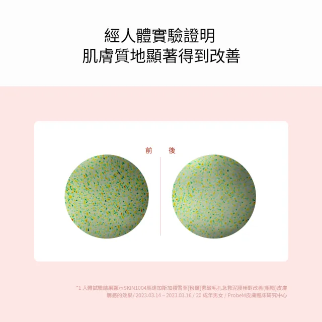 【Skin1004】官方直營 馬達加斯加積雪草〔粉鹽〕緊緻毛孔-緊緻毛孔急救泥膜棒 27g