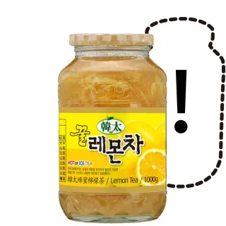 【韓太】蜂蜜風味檸檬茶1KG x2罐任選(本島免運費)