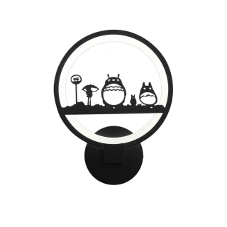 【大巨光】現代風 LED 15W 壁燈_LED(BN-1976 鋼雕、壓克力－布萊尼)