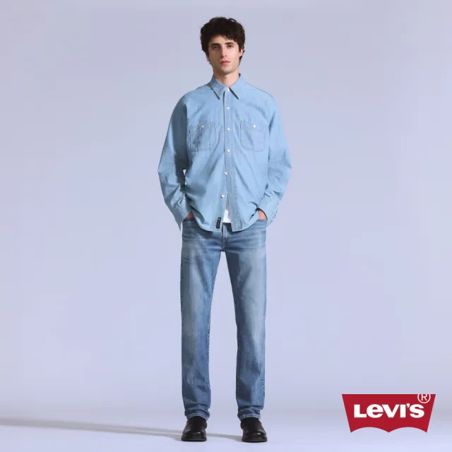 【LEVIS】BLUETAB™ 502™ 日本製中腰錐形牛仔褲 / 微彈性布邊面料 男生牛仔褲 熱賣單品 A5881-0011