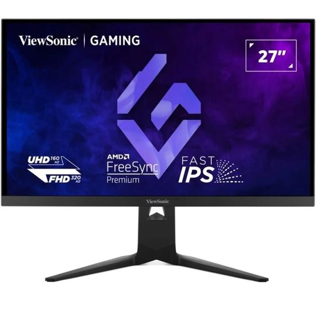 【ViewSonic 優派】XG275D1-4K 27型 IPS 4K 160Hz雙模電競顯示器(HDR/FreeSync/FHD 320Hz/0.5ms)