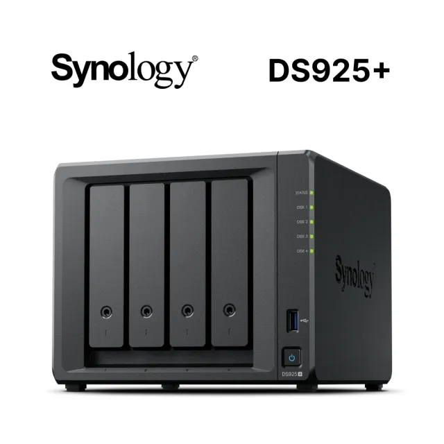 【Synology 群暉科技】DS925+ 4bay NAS 網路儲存伺服器