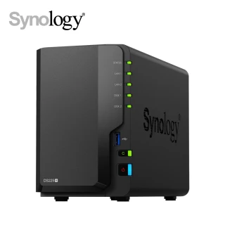 【Synology 群暉科技】DiskStation DS225+ NAS 網路儲存伺服器(2Bay/Intel/2GB)