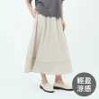 【GIORDANO 佐丹奴】女裝 肌理感 中長裙 九分褲裙 直筒長褲 寬褲(多色任選)