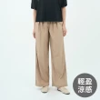 【GIORDANO 佐丹奴】女裝 肌理感 中長裙 九分褲裙 直筒長褲 寬褲(多色任選)