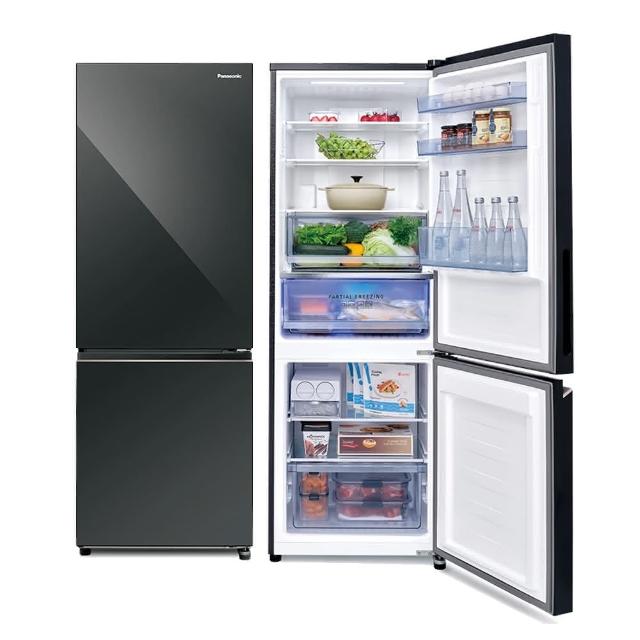 【Panasonic 國際牌】300公升一級能效玻璃門雙門變頻冰箱(NR-B301VG-X1)