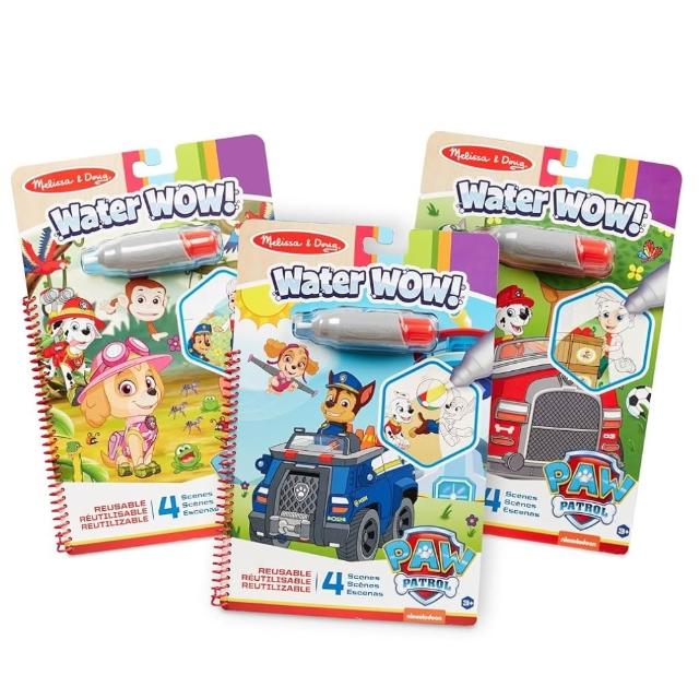 【Melissa & Doug 瑪莉莎】Melissa & Doug 美國瑪莉莎神奇水畫冊 汪汪隊(放心讓小孩自由塗鴉)