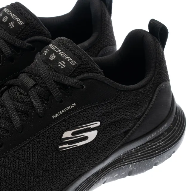 【SKECHERS】女鞋 運動系列 運動鞋 FLEX APPEAL 5.0_WATERPROOF(150213BBK)