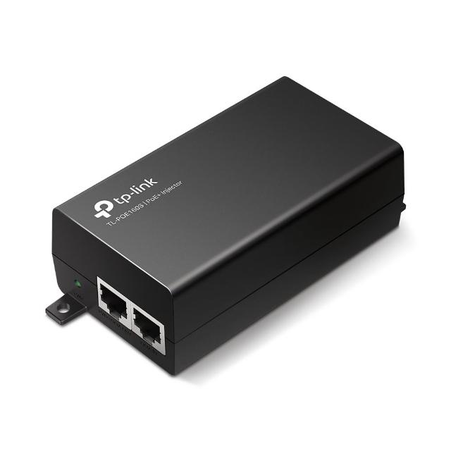 【TP-Link】PoE供電設備PoE+ 網路電源注入器 隨插即用 結合器 電源供應器 供電器(PoE160S)