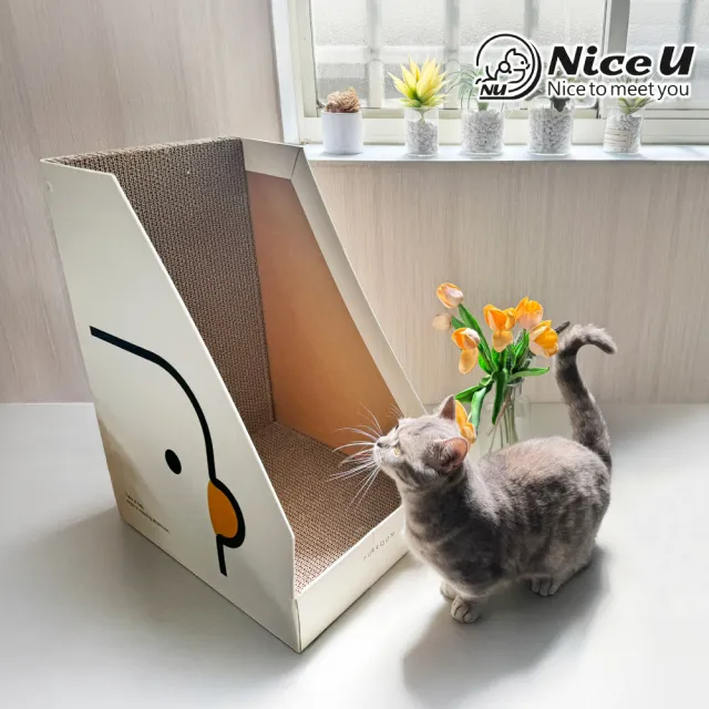 【NiceU】書架貓抓板貓窩
