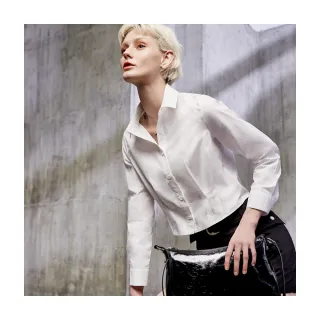 【Le Polka】修身俐落短版襯衫-女