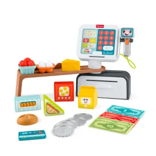 【Fisher price 費雪】智慧學習收銀機(寶寶安撫/嬰兒玩具/彌月禮/新生兒)