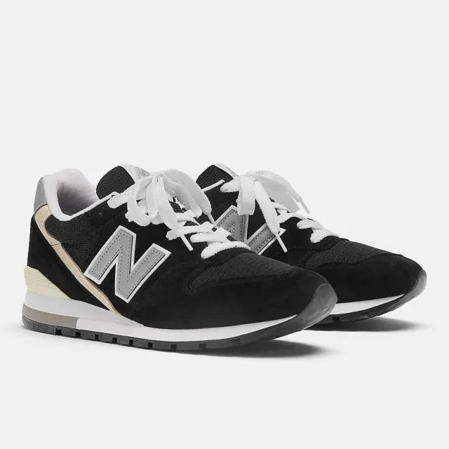 【NEW BALANCE】996 男女 休閒鞋 經典 復古 D楦 NB 996 美製 麂皮 穿搭 黑銀(U996BL)