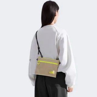 【The North Face】北面男女款棕色休閒單肩包｜8DJQG1A(斜背包)