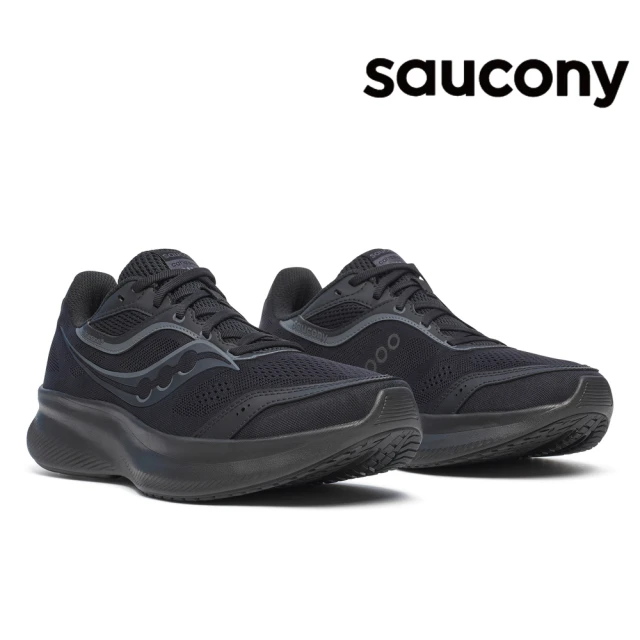 【SAUCONY 索康尼】男鞋 COHESION 18 緩衝避震跑鞋純_寬楦  運動鞋 慢跑鞋(SA21035-211)