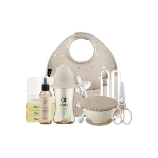 【Simba 小獅王辛巴官方直營】好吃兜接住 食光補水豪華組