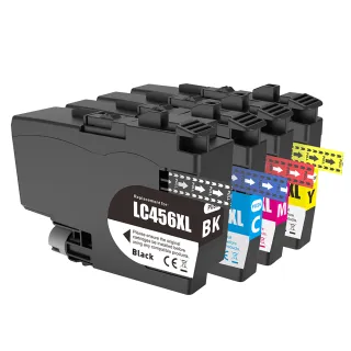【TC】Brother 四色任選 LC456XL 全新相容墨水 LC456 XL BK/C/M/Y(適用 MFC-J4340DW MFC-J4540DW)