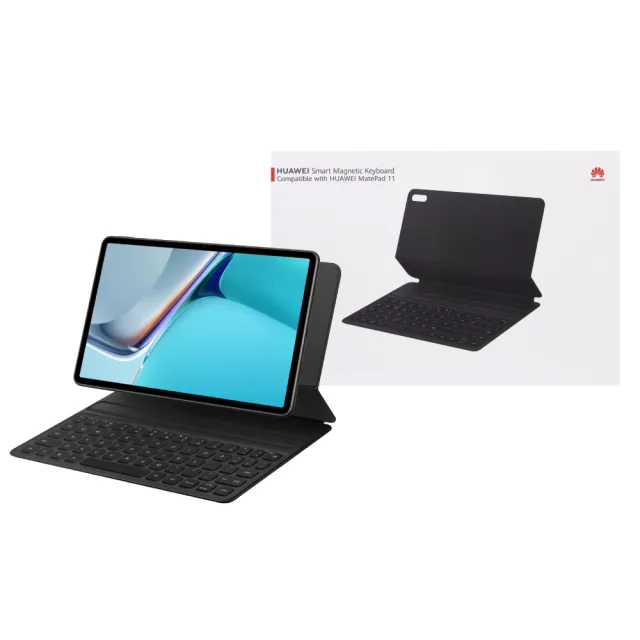 【HUAWEI 華為】原廠 MatePad11 10.95吋 智能磁吸鍵盤皮套 - 深灰(盒裝)