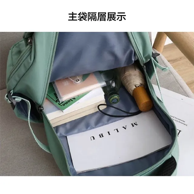 【SUNSHINEBAG 日晴】歐美雙扣 大容量書包(護脊 書包 後背包 小學生 兒童 學生書包)