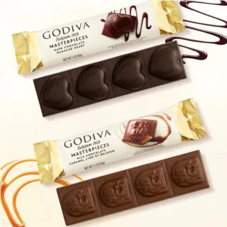 【GODIVA官方直營】買一送一經典大師巧克力棒*共24條(生日禮、情人節、聖誕節)