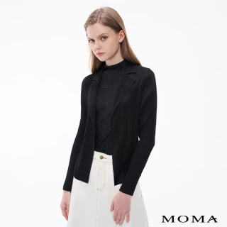 【MOMA】挺輕薄微正式壓褶西裝外套(兩色)