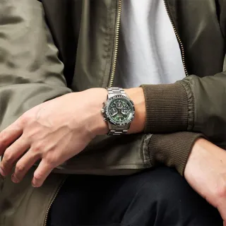 【CITIZEN 星辰】Promaster 空中之鷹 光動能 計時腕錶 40MM 新年禮物 交換禮物(CA4664-60W)