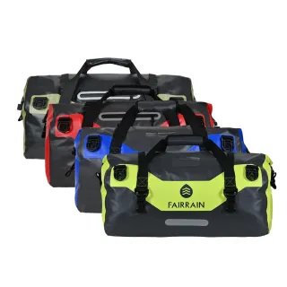 【FAIRRAIN】升級版 旅行者多功能防水後座包-40L(IPX-6 防爆雨 機車後座包)