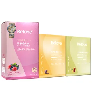 即期品【Relove】福利品-馬甲纖纖飲X1盒 共24包 莓果/百香果/檸檬紅茶任選(昇級版 七國專利 榮獲國際品質標