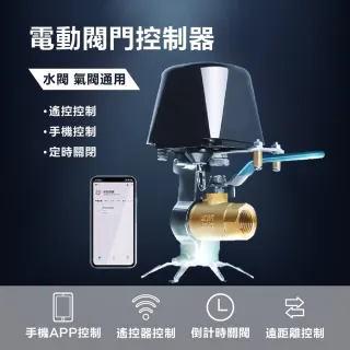 【台灣雞絲頭】2025 WiFi智能電動水閥｜手機APP遠程遙控 開關球閥/閥門控制器(智慧家居｜自動灑水)