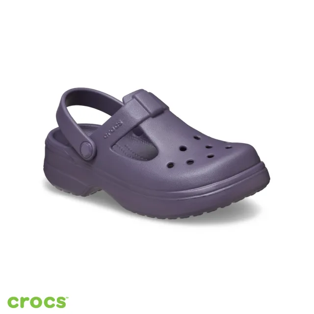 【Crocs官方直營】童鞋 經典瑪麗珍克駱格 洞洞鞋(210615)