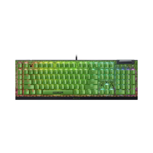 Razer 雷蛇】BlackWidow黑寡婦V4X/綠軸蜘幻彩版有線機械式RGB鍵盤