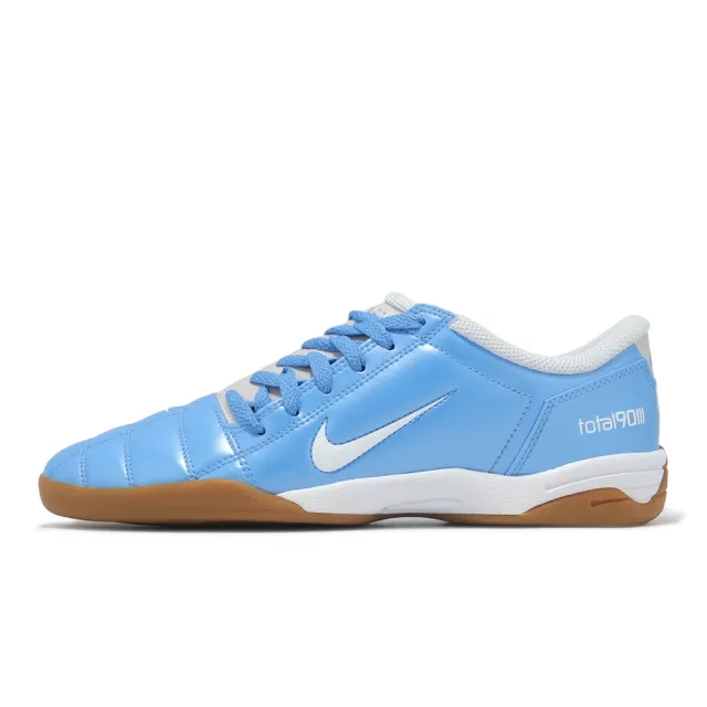 【NIKE 耐吉】休閒鞋 Total 90 男鞋 藍 銀 膠底 足球風 復古 皮革(HQ2851-400)