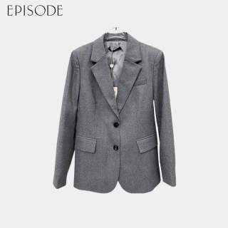 【EPISODE】通勤復古立挺帥氣羊毛西裝外套135020