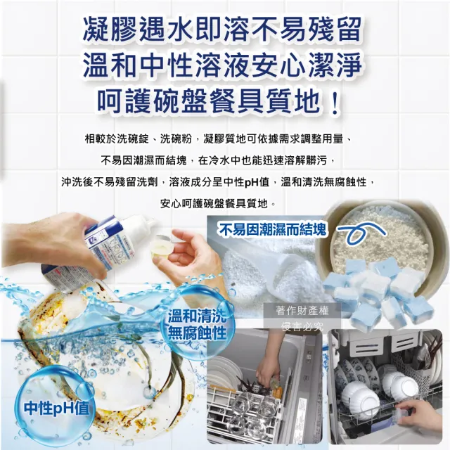 【日本LION獅王】CHARMY洗碗機專用耗材雙重酵素凝膠洗碗精補充瓶840g/瓶(碗盤餐具碗筷去油淨味洗碗凝露)