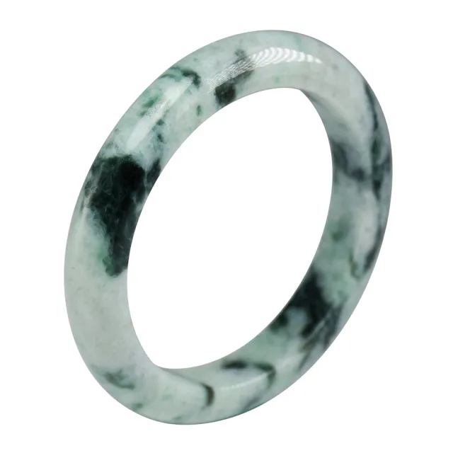 本翡翠　上手環4点　165g トヒチ　東さ7-0802☆2F 冰糯種帶黃翡翡翠玉鐲#53mm (台北)