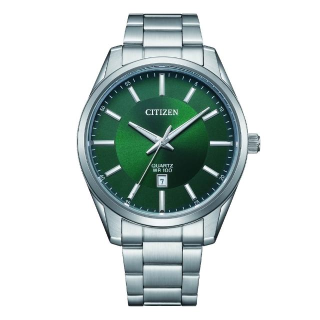 【CITIZEN 星辰】簡約紳士100米防水鋼帶錶(BI1031-51Z)